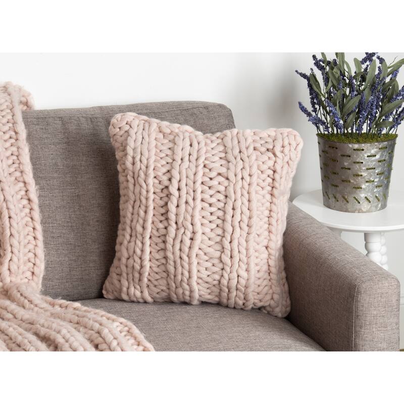 Chunky Knit Pillow Cover