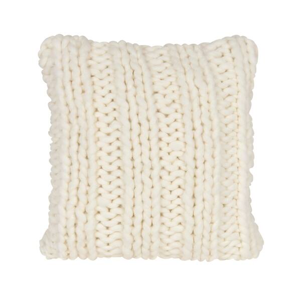 Shop Chunky Knit Pillow Cover Free Shipping Today Overstock