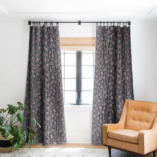Heather Dutton Berry Branch Blackout Curtain Panel - On Sale