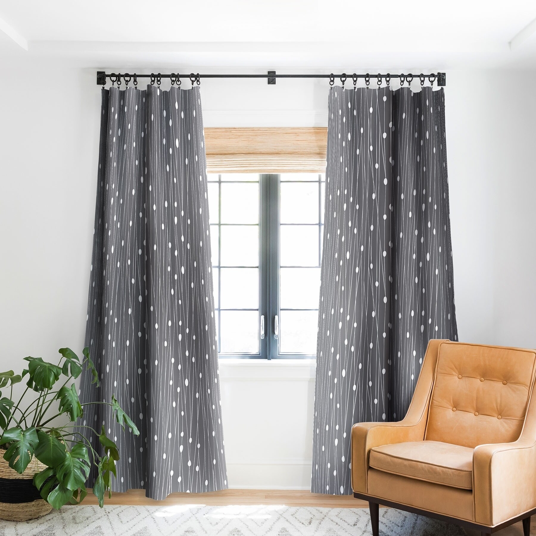 Heather Dutton Gray Entangled Blackout Curtain Panel On Sale Overstock 22046282