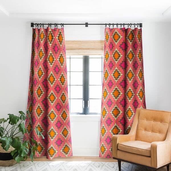 Shop Sharon Turner Tangerine Kilim Blackout Curtain Panel Free