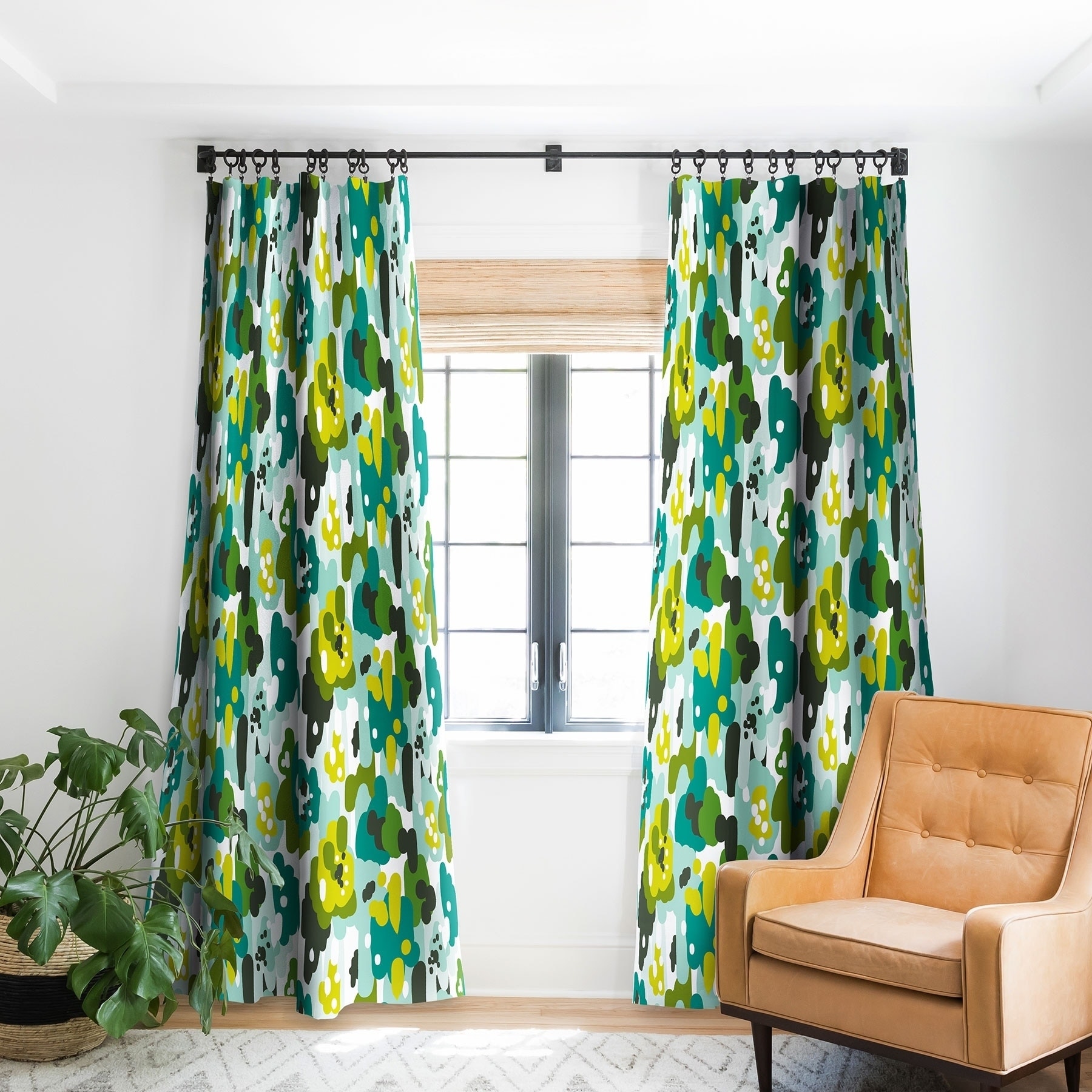 Shop Heather Dutton Painted Camo Blackout Curtain Panel Free