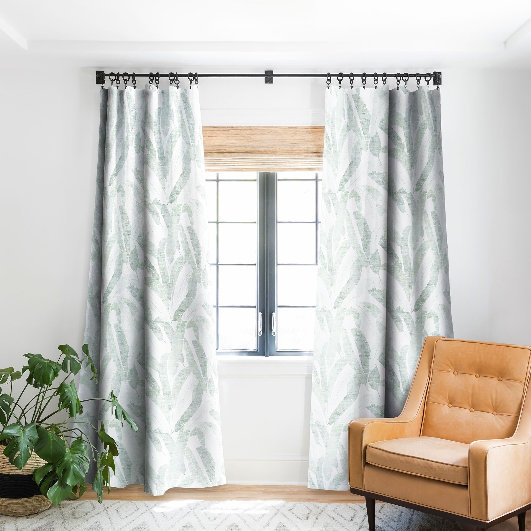 Shop Deny Designs Banana Leaf Blackout Single Curtain Panel On