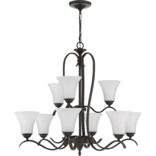 Kingfield 9-light Chandelier (Bronze) - Chandeliers For Bedrooms by Overstock.com