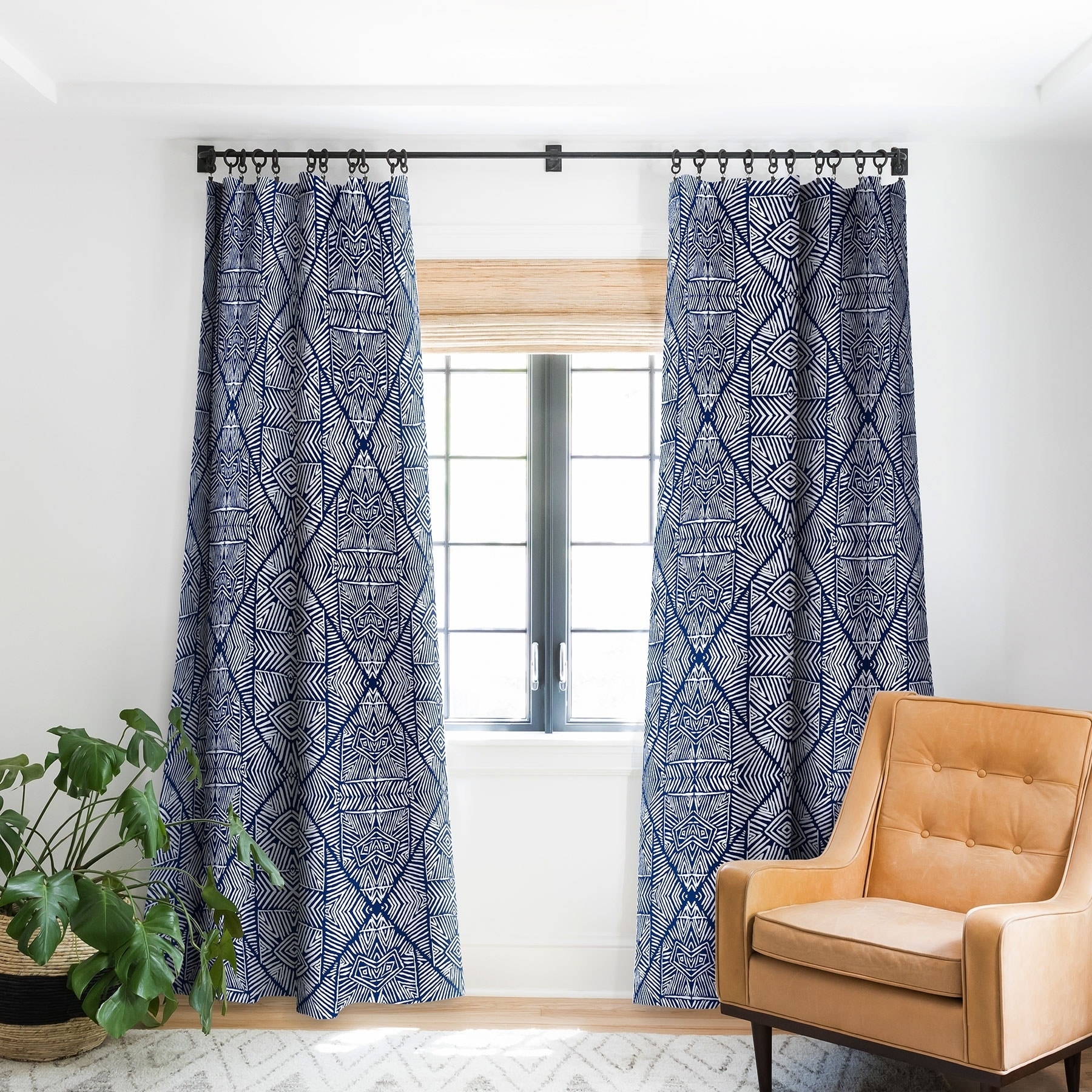 Shop Marta Barragan Camarasa Indigo Of Geometric Shapes Of