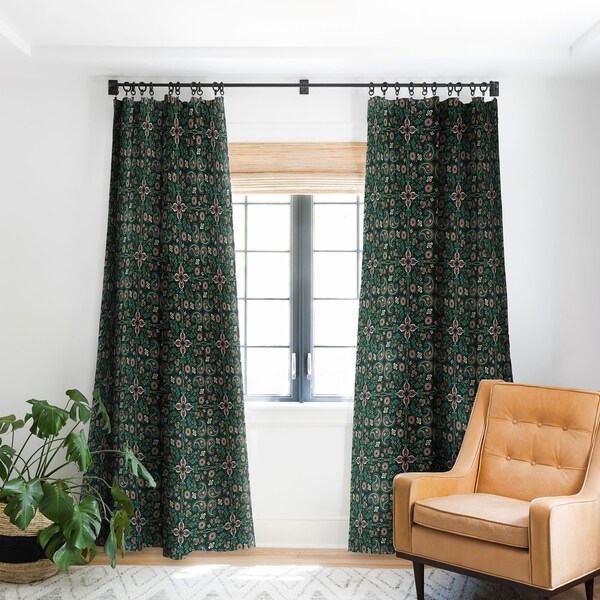 Pimlada Phuapradit Emerald Maze Blackout Curtain Panel - Overstock