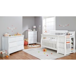 Sorelle Princeton Elite 4 in 1 Crib & Changer - White