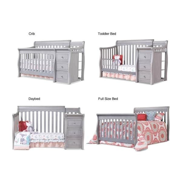 Shop Sorelle Princeton Elite 4 In 1 Crib Changer Weathered