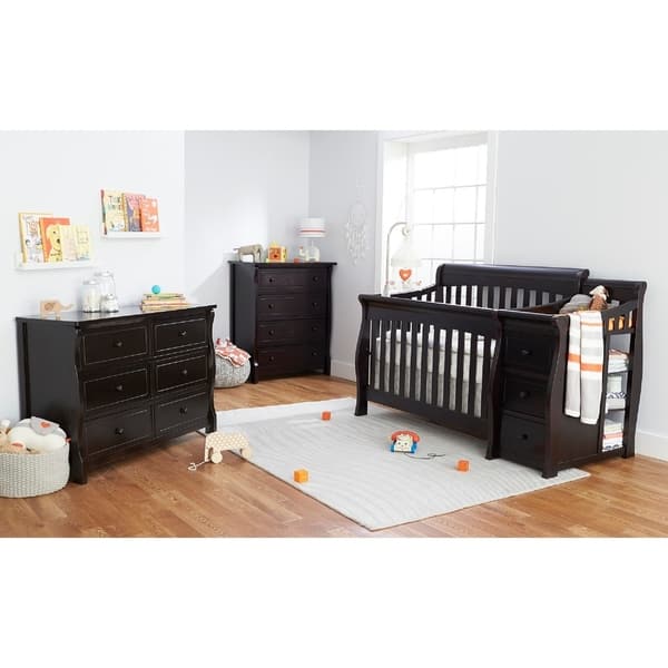 Shop Sorelle Princeton Elite 4 In 1 Crib Changer Espresso