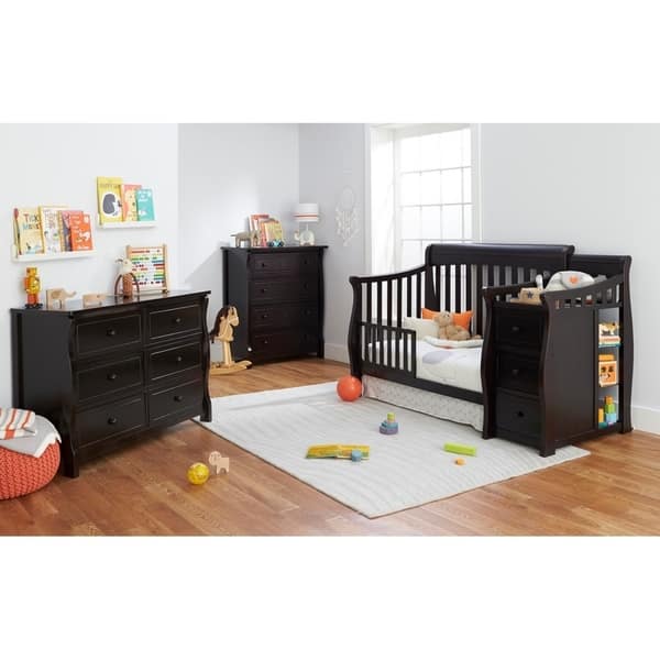 Shop Sorelle Princeton Elite 4 In 1 Crib Changer Espresso