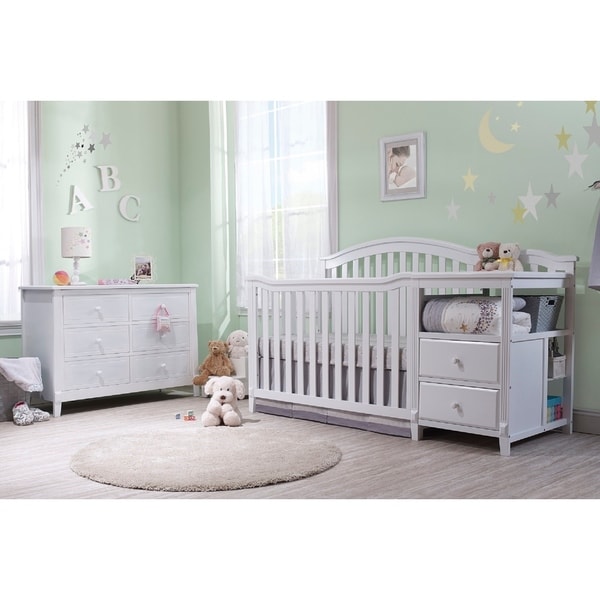 Sorelle berkley crib with best sale changing table