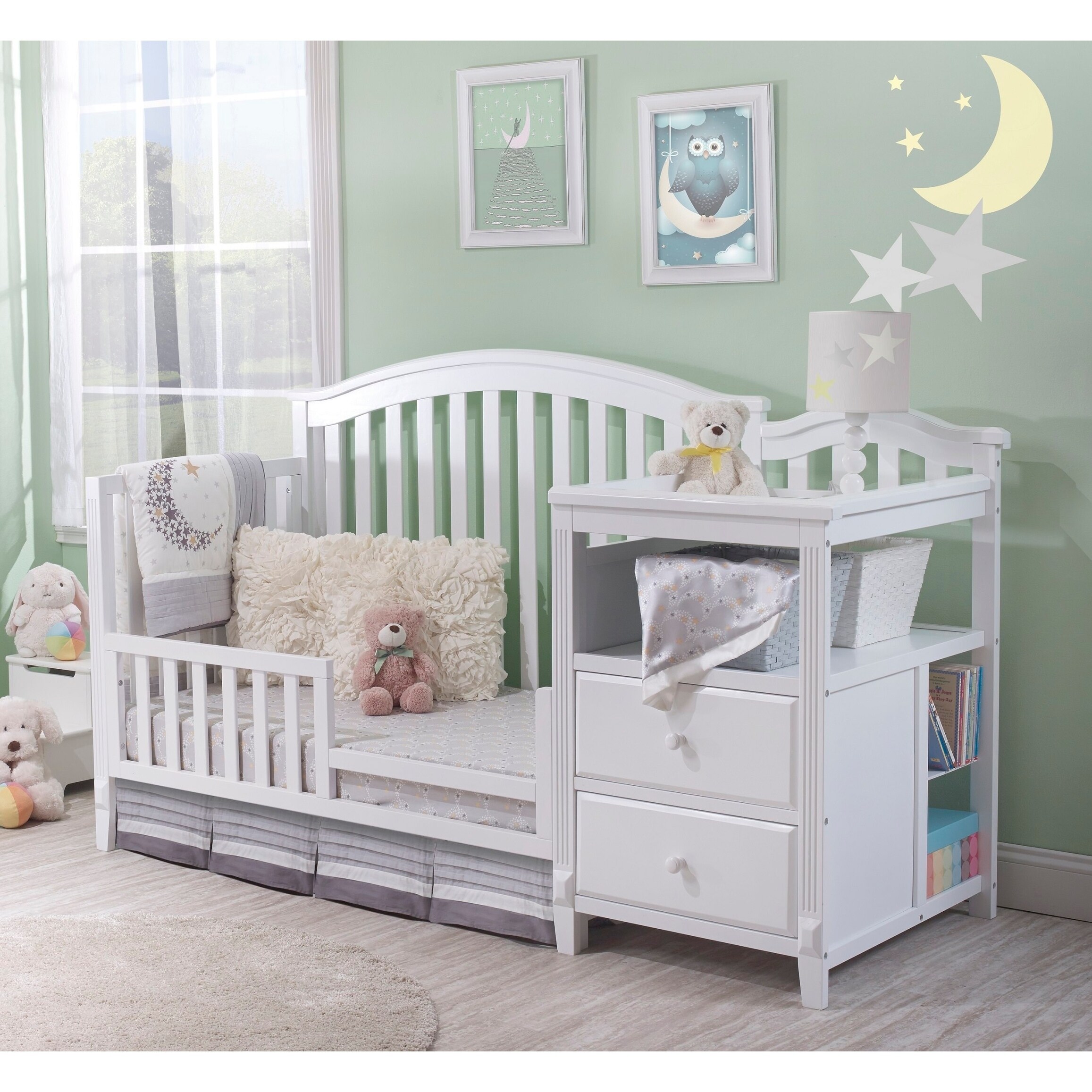 Shop Sorelle Berkley 4 In 1 Crib Changer White Overstock