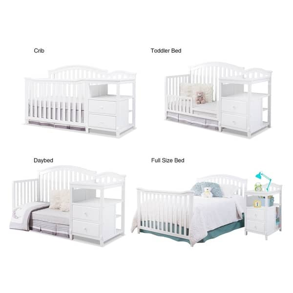 Shop Sorelle Berkley 4 In 1 Crib Changer White Overstock