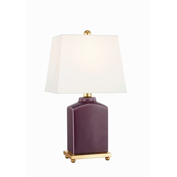 plum table lamp