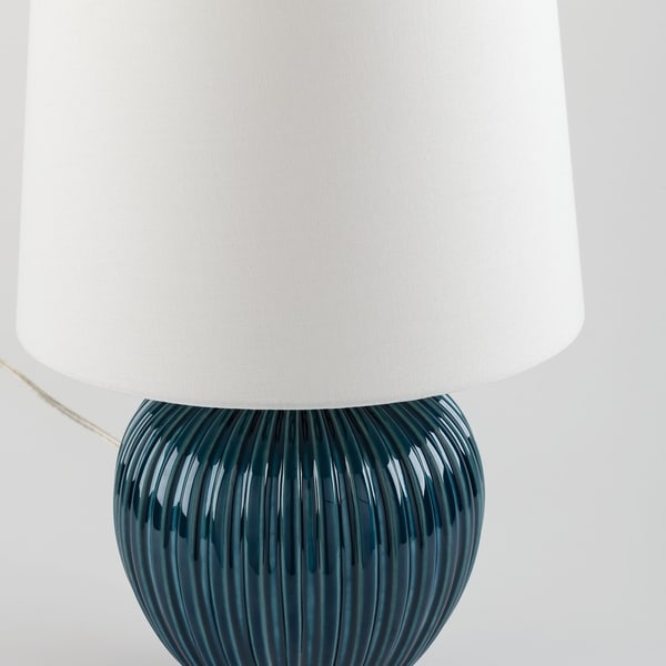 denim blue table lamp