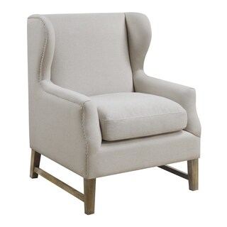 Coaster Furniture Fleur Cream Wing Back Accent Chair