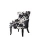 preview thumbnail 1 of 1, Coaster Furniture Trea Black and White Cowhide Print Accent Chair