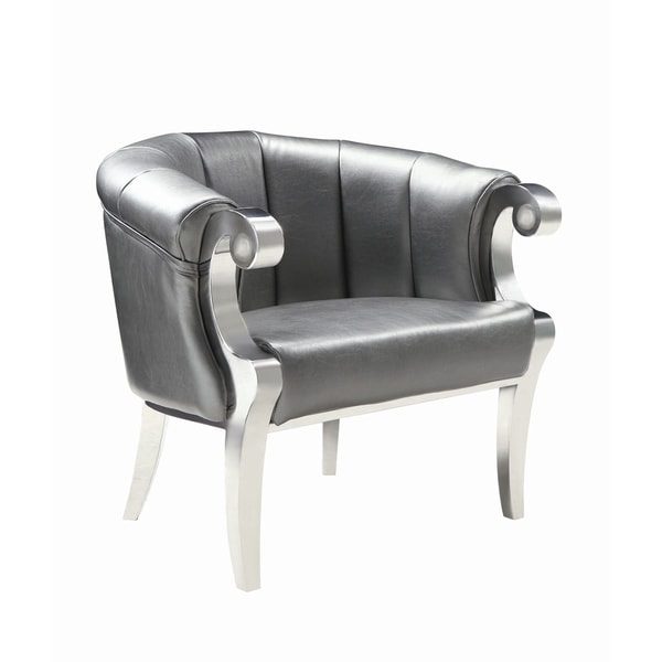 Glamorous Silver And Chrome Accent Chair Baafa40f Dba4 4bec 8c65 6171e92fca1c 600 