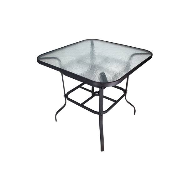 Shop Lynwood Glass Top Bar Height Table Free Shipping Today