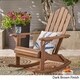 Hollywood Outdoor Adirondack Acacia Rocking Chair by Christopher Knight Home - Thumbnail 1