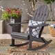 Hollywood Outdoor Adirondack Acacia Rocking Chair by Christopher Knight Home - Thumbnail 4