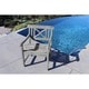 preview thumbnail 3 of 3, Surfside Rectangular Table and Armchair 5-piece Outdoor Hand-scraped Hardwood Dining Set by Havenside Home