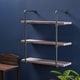 preview thumbnail 7 of 8, Staci Industrial 3-tier Floating Shelf by Christopher Knight Home - 31.25" W x 12.00" D x 34.75" H