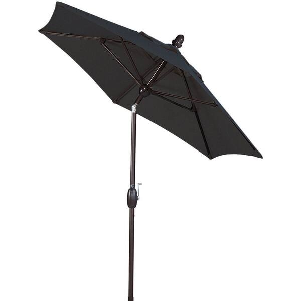 Shop Black Friday Deals On Sorara Patio Umbrella Outdoor Market Table Umbrella 7 1 2 Feet Black Overstock 22051831