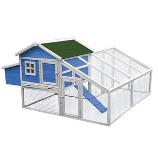 Lovupet 70 Wooden Chicken Coop Hen House Rabbit Hutch Backyard Cage Overstockcom Shopping The Best Deals On Chicken Coops