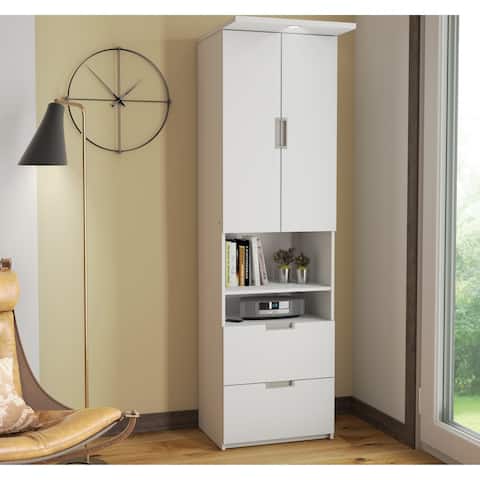 Bestar Lumina Storage Unit with Drawers & Doors