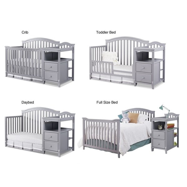 sorelle crib with changing table