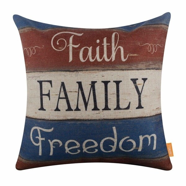 Holiday Faith Family Freedom Burlap Pillow Cover On Holiday Faith Family Freedom Burlap Pillow Cover On Free Shipping Orders Over 45 22065756