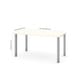 preview thumbnail 12 of 12, Bestar 30" x 60" Table with square metal legs