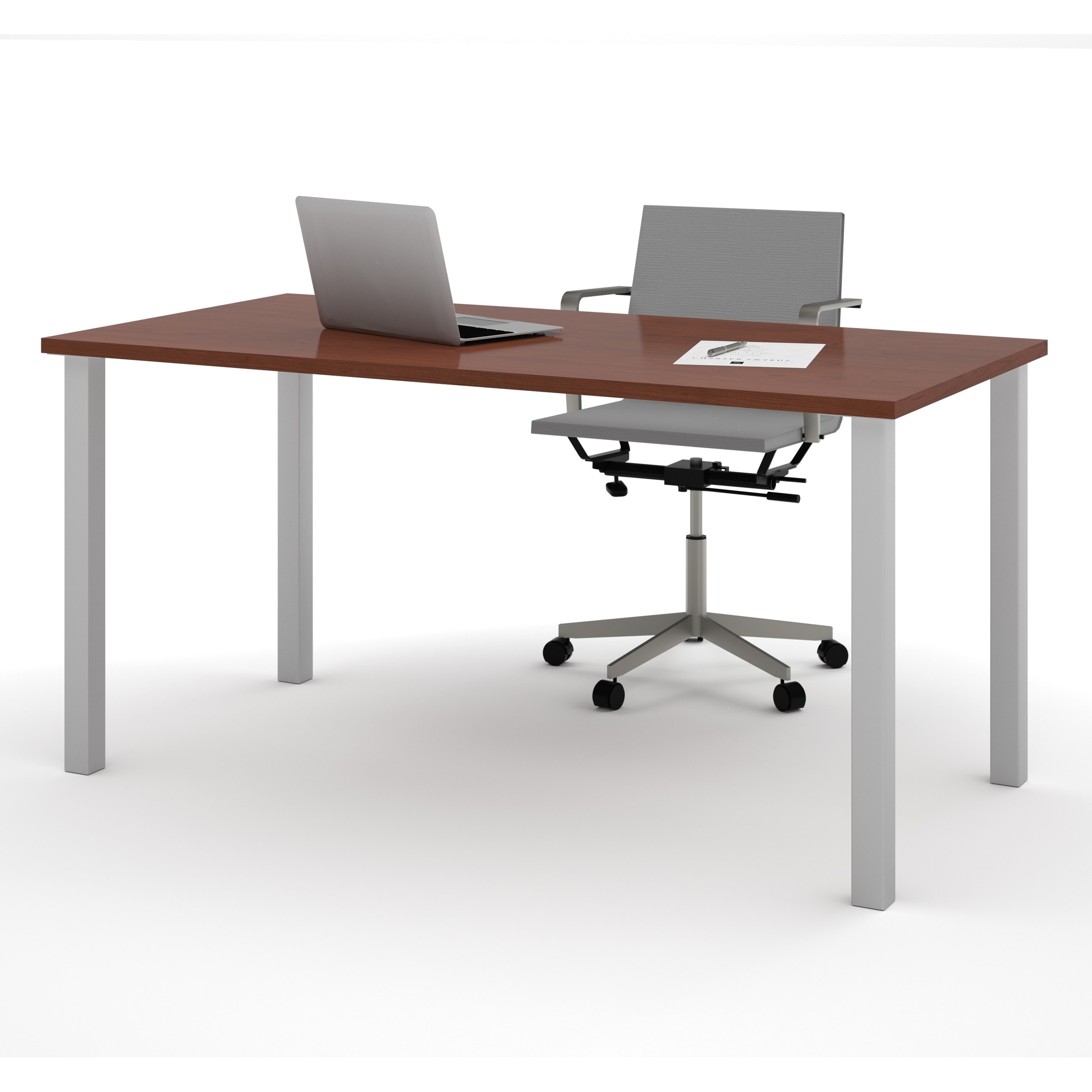 Bestar 30 x 60 table with square metal legs hotsell