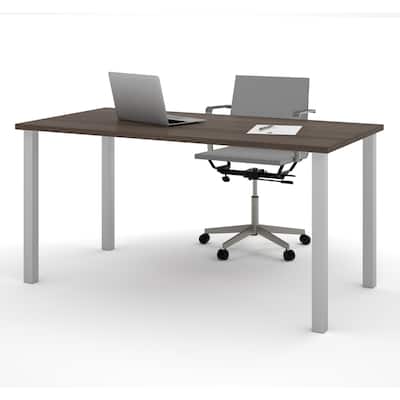 Bestar 30" x 60" Table with square metal legs