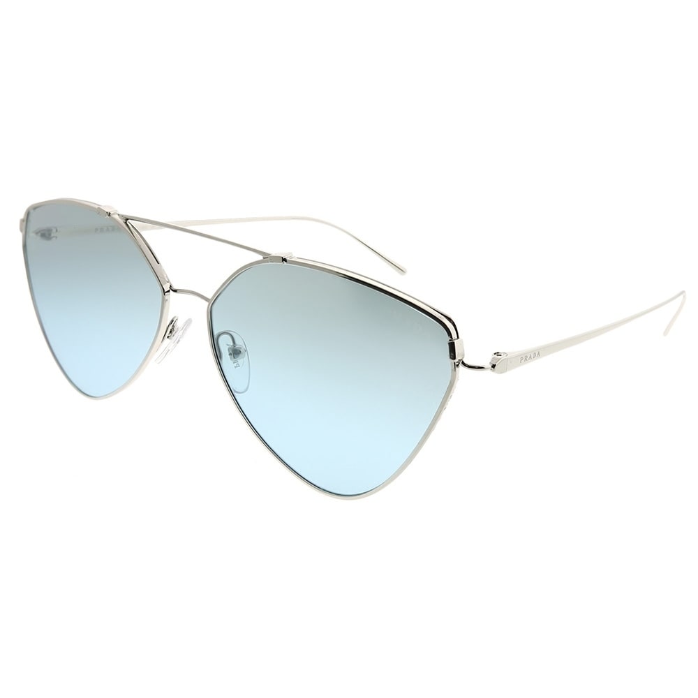 prada blue aviator sunglasses