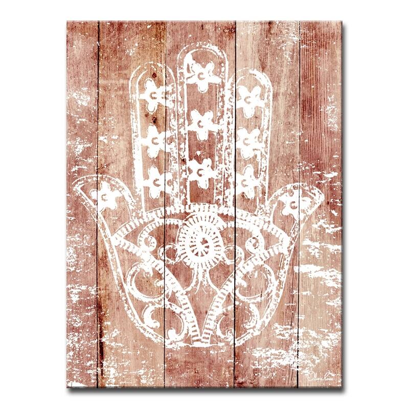 Olivia Rose 'Hamsa Hand I' Inspirational Canvas Wall Art