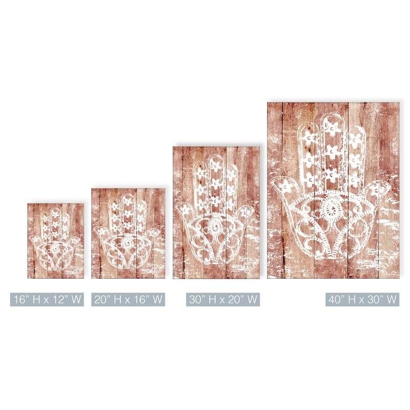 Olivia Rose 'Hamsa Hand I' Inspirational Canvas Wall Art