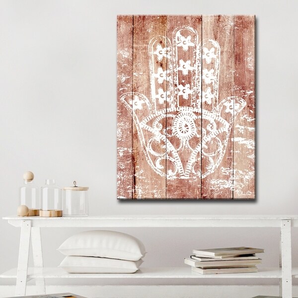 Metal Art Light Switch Plate Cover Hamsa Hand Art Tiles Decor Gold Orange Blue 