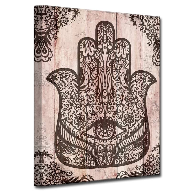 Olivia Rose 'Hamsa Hand II' Inspirational Canvas Wall Art