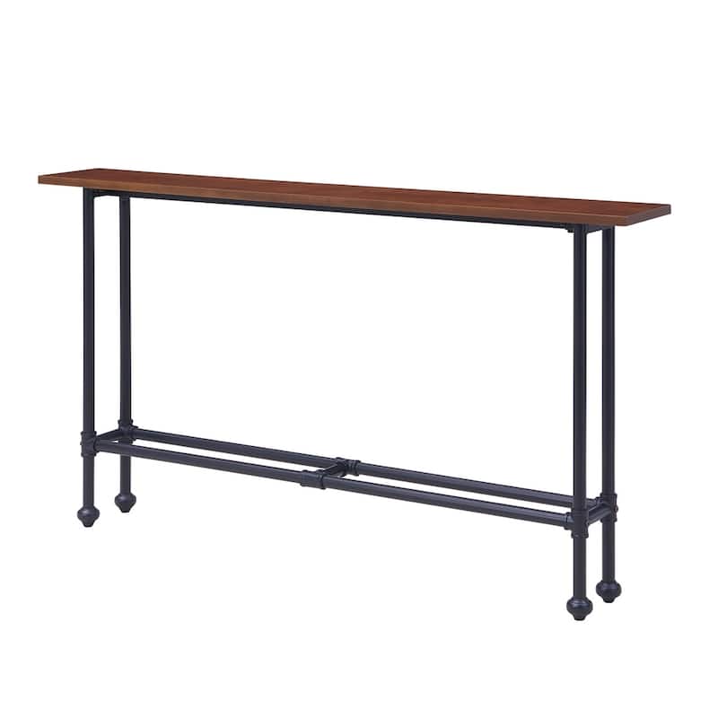SEI Furniture Northrup Black/Espresso Console Table