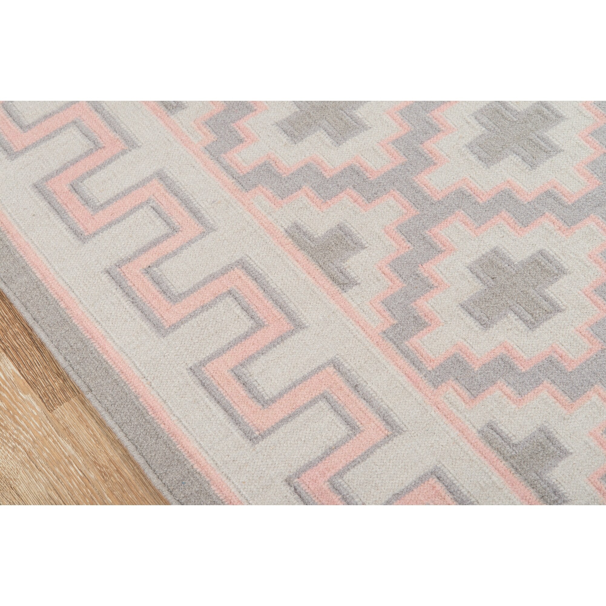 Erin Gates by Momeni Thompson Brookline Grey Hand Woven Wool Runner 23 X 8 Runners