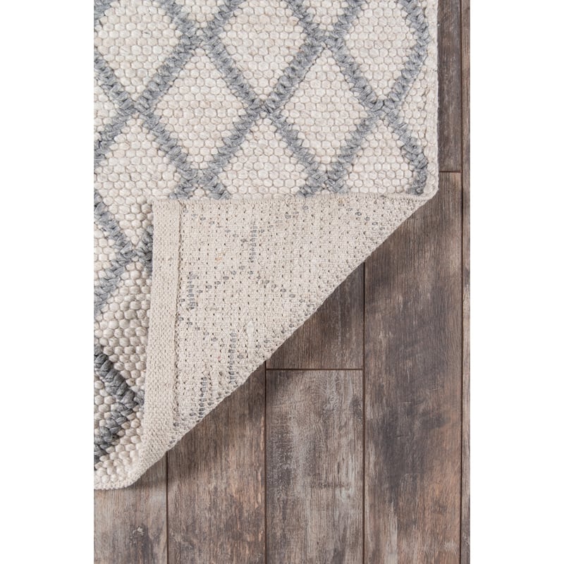 Momeni Andes Hand-woven Wool and Viscose Trellis Area Rug