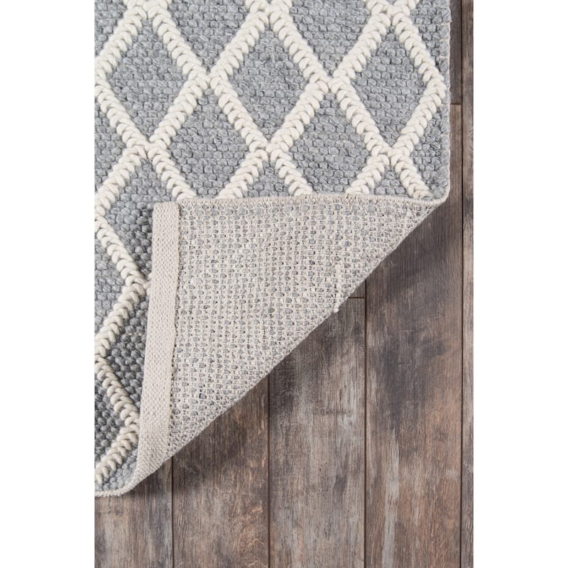 Momeni Andes Hand-woven Wool and Viscose Trellis Area Rug