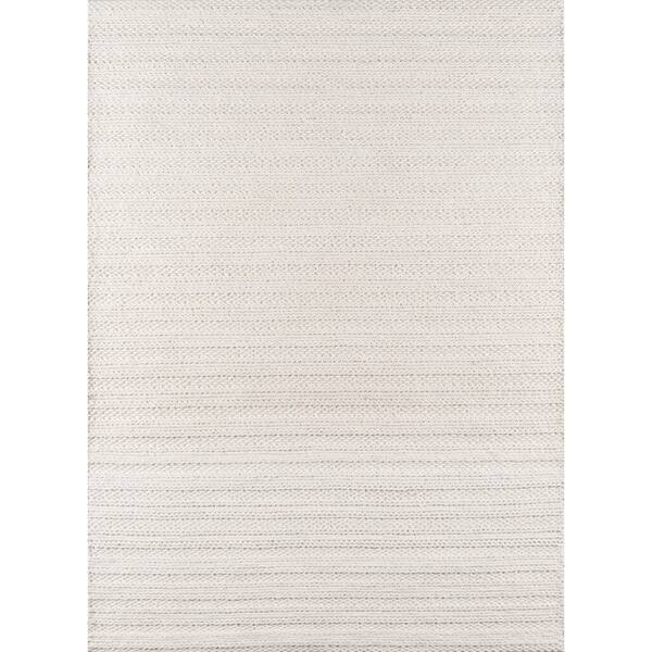 Momeni Andes Wool and Viscose Area Rug 3' X 5' Ivory Momeni Andes Wool and Viscose Area Rug 3' X 5' Ivory