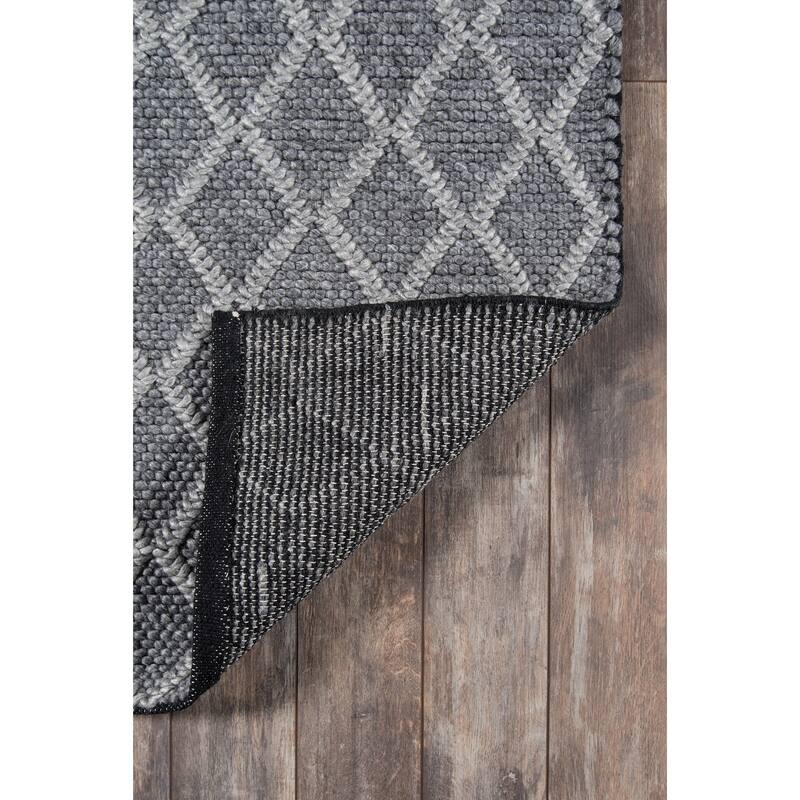 Momeni Andes Hand-woven Wool and Viscose Trellis Area Rug
