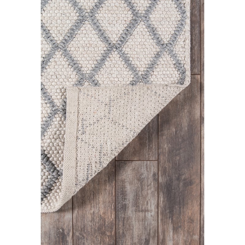 Momeni Andes Hand-woven Wool and Viscose Trellis Area Rug