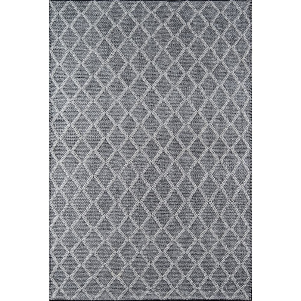 Momeni Andes Hand-woven Wool and Viscose Trellis Area Rug
