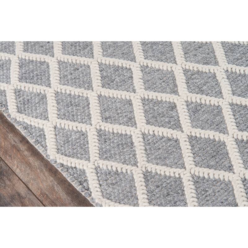 Momeni Andes Hand-woven Wool and Viscose Trellis Area Rug
