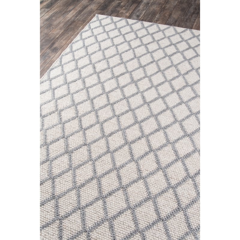 Momeni Andes Hand-woven Wool and Viscose Trellis Area Rug